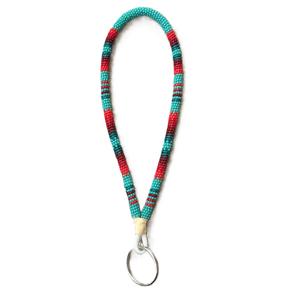 Cordon porte-clés et porte-badge perlé à la main en perles de rocaille, style mode bohème - Product Image 3