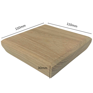 Capuchons de poteau d'escalier en bois massif, design minimaliste, durables pour escaliers et balcons - Product Image 2