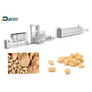 Línea de procesamiento de alimentos para cereales de desayuno, hojuelas de maíz, pan, bolas de queso, dulces de maíz, snacks, con extrusora de tornillo y intercambiador de calor - Product Image 3