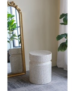 Luxury Mother of Pearl Inlay Bedside Side Table Handmade Decorative Floral Design Arabic Style Wardrobe Table Custom Hotel Home - Product Image 4