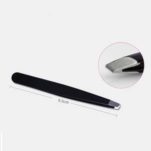 Pince à épiler pour cils Morje Surgical Precision en acier inoxydable 10 mm, pointe lisse, prise en main parfaite, manche noir - Product Image 3