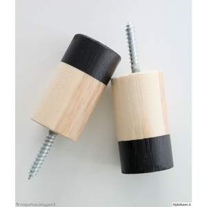 Boutons en résine et en bois faits à la main avec un design créatif pour les organisateurs d'armoires - Product Image 6