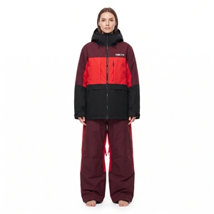 Traje de esquí de invierno para mujer, impermeable, a prueba de viento, cálido, de dos piezas, chaqueta y pantalones para la nieve, ropa deportiva - Product Image 1