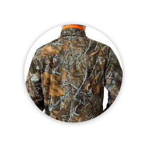 Chaqueta de Caza para Hombre con Capucha, Exterior 100% Cuero Sintético, Cierre con Cremallera y Botones en la Parte Delantera - Product Image 5