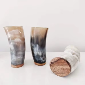 Verre à boire en corne de buffle naturelle, écologique, fait main, durable, moderne, personnalisable, de REHMAN CRAFT - Product Image 2