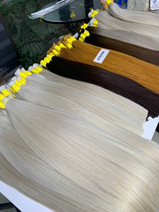 ราคาส่งผมปลอมจาก Nasa Hair แบบยกมัด ผมแท้ 100% VN Remy น้ำหนัก 100 กรัม สีอ่อน ซุปเปอร์ดับเบิ้ลดรอน 55 ซม. ผมตรงธรรมชาติ - Product Image 3