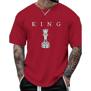 Camisetas Gráficas para Hombre, Cuello Redondo, Manga Corta, Estilo Casual, Ropa Urbana de Verano - Product Image 1