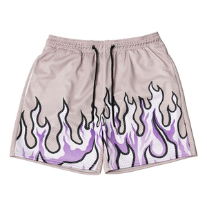 Pantalones Cortos de Malla al por Mayor B2B con Cintura Acanalada Jacquard y Nombre de Marca Tejido, Venta al por Mayor de Fábrica - Product Image 5