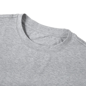 Blank Solid Color Men's Short Sleeved T-shirt <b>Neck</b> <b>Top</b> Woven Regular Fit Casual Customizable Pattern Print 100% Cotton - Product Image 6