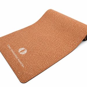 Tapete de Yoga de Corcho Natural One Universe Mantra, Antideslizante y Ecológico - Product Image 1