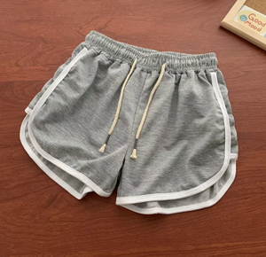 Shorts casuales de verano para hombre y mujer, shorts rectos holgados, elegantes, delgados, transpirables, de pierna ancha, para gimnasio, yoga. - Product Image 1