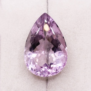 Venta al por Mayor de Amatistas Naturales de Grado Exclusivo, Corte Pera de 40 Quilates, 29x20mm, Color Morado Claro, Facetadas, Piedras Preciosas Sueltas para Joyería - Product Image 1