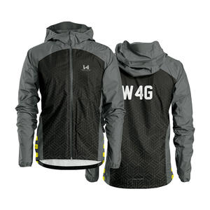 Veste à capuche personnalisée de haute qualité, écologique, décontractée, pour le printemps, séchage rapide, imperméable, respirante, 100% nylon enduit - Product Image 1