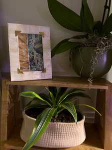 Marco de Fotos de Resina con Incrustaciones de Hueso, Diseño Superior, Decoración de Pared, Marco de Fotos de Sobremesa - Product Image 6