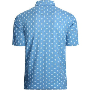 Camiseta de golf deportiva 100% algodón que absorbe la humedad, polo para hombre al por mayor, polo de manga corta con logotipo bordado personalizado - Product Image 2