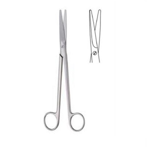 Tijeras Quirúrgicas Ortopédicas Médicas Semibizotadas en Oro, Rectas y Curvas, Tipo Mayo, 5.5" TC, Precio Mayorista Económico - Product Image 5