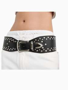 Men's Premium Quality Casual Cow Hide Genuine Leather <b>Square</b> Solid Customizable Belt <b>Adjustable</b> Length Steel Eco-Friendly - Product Image 6