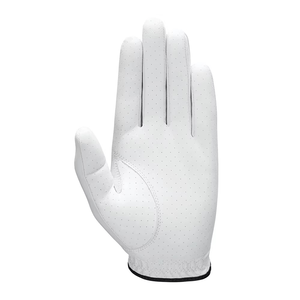 Gant de golf en cuir véritable blanc, main droite, antidérapant, à enfiler, unisexe, fabriqué au Pakistan - Product Image 5