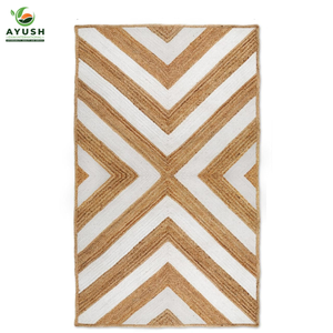 Tapis rectangulaires pour enfants, sûrs et non toxiques, 120 cm x 180 cm, en jute 100 %, personnalisables pour les foyers et les bureaux - Product Image 5