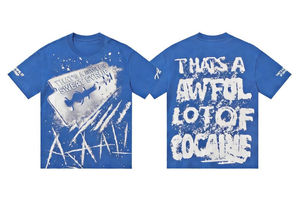 Camiseta Personalizada con Gráfico Frontal, Parodia de Terror de Frankenstein, Estilo Urbano Holgado, 100% Algodón Jersey, Tejido de Punto Corto - Product Image 2