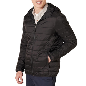 Waterproof Windproof Custom Logo Design Winter Puffer <b>Jackets</b> Warm Thick Hooded Quilted Outerwear Insulated <b>Jacket</b> <b>for</b> <b>Men</b> - Product Image 1
