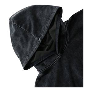 Sudadera con capucha negra para hombre con bolsillo frontal y estampado de "El plan de Dios vale la pena esperar" Ropa informal de otoño - Product Image 4