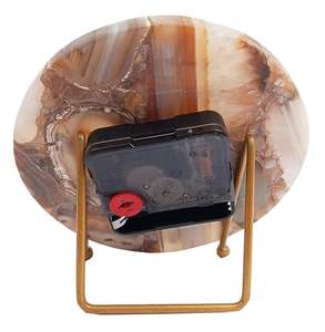 Horloge murale en résine artisanale de luxe, moderne, étanche, surdimensionnée, avec veilleuse, pour mariage, retraite, Ramadan, Pâques, décoration intérieure, salle à manger - Product Image 5