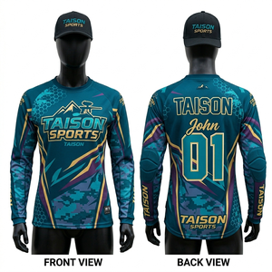 Jersey de Paintball Premium para Mujer, 180 GSM, Poliéster y Spandex, Diseño con Paneles Naranja y Negro, Sublimación, Logotipo Personalizado - Product Image 2