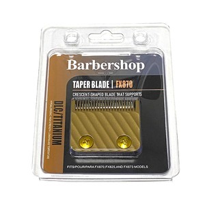 Cuchilla de Repuesto para Barbería, Modelo FX870, de Acero Inoxidable, Forma de Media Luna, Compatible con los Modelos FX870, FX825 y FX673 - Product Image 3