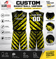 Ensemble de maillots de basket-ball personnalisés pour hommes et jeunes, uniforme d'équipe, shorts de basket-ball réversibles, vêtements de sport entièrement sublimés, fabricant
