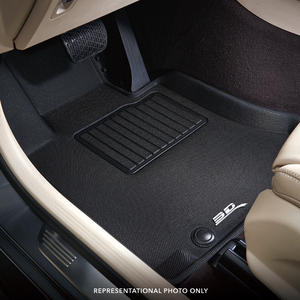 Tapis de sol 3D MAXpider sur mesure Kagu (noir) compatible avec VOLKSWAGEN Golf eTSI 2025+ - Ensemble complet - Product Image 4