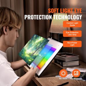 A3 LED <b>Light</b> <b>Board</b> 3-Level Dimmable Brightness USB Powered Diamond Painting Tracing <b>Light</b> Table <b>Light</b> Box - Product Image 5