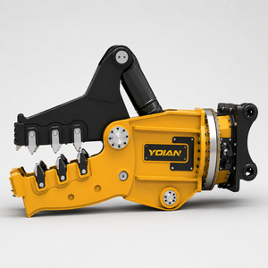Pulvérisateur rotatif pour excavatrice pour démolition, longue durée de vie pour des opérations de concassage continues sur site - Product Image 1