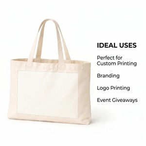 Premium Quality Cotton <b>Canvas</b> Tote <b>Bag</b> Reusable Eco Friendly Shopping Shoulder <b>Bag</b> For Daily Use Available At Export Price - Product Image 4