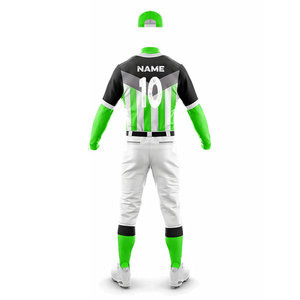 Wholesale Matching Suit Custom Belt Socks Full Sublimation <b>Baseball</b> Uniform Kits Sportswear Athletic Button Up Jersey Design - Product Image 3
