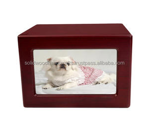 Cadre photo pour animaux de compagnie, urnes en bois faites à la main, urnes commémoratives pour crémation, de haute qualité - Product Image 2