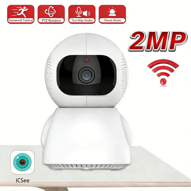 Wholesale 2MP WiFi PTZ Indoor Camera, ICSee Smart Wireless CCTV IP Camera