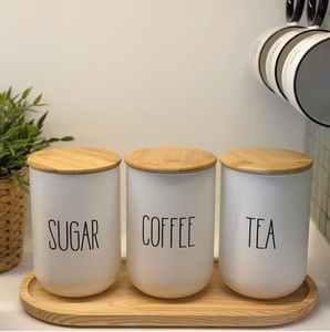 Robust storage canisters crafted from metal with practical organization features and lasting utility for kitchen essentials - Product Image 3