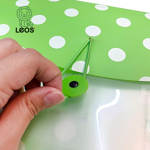 Tùy chỉnh OEM khuyến mại văn phòng văn phòng phẩm A4 Kích thước Polka Dot tập tin PP nhựa giữ thư mục - Product Image 5