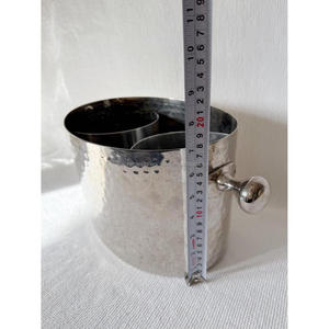 7 Inches Tall Stainless Steel Champagne Bottle Stand Sustainable Metal <b>Wine</b> Cooler Made In India Wholesale Large Ice Tub By TCD - Product Image 1