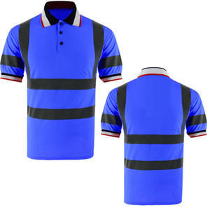 Camisetas Polo de Seguridad Reflectantes de Manga Corta para Hombre, Transpirables, de Algodón, Alta Visibilidad, Tallas Grandes, Venta al Por Mayor - Product Image 2