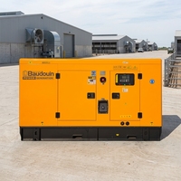 Groupe électrogène diesel silencieux refroidi par eau 30 kVA 50 kVA 60 kVA 80 kVA 100 kVA 4 cylindres, groupe électrogène diesel d'urgence commercial