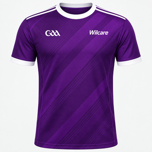 Camiseta Deportiva Unisex Negra de Hurling con Rayas Rojas Diagonales, Impresión por Sublimación, Transpirable, Poliéster/Algodón, Logotipo Personalizado - Product Image 6