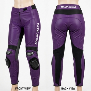 กางเกงมอเตอร์ไซค์หนังวัวสั่งตัดสำหรับนักขี่รายบุคคล - Product Image 4