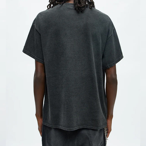 Camisetas de Moda Urbana para Hombre, Diseño Estampado con Pedrería, Venta al por Mayor, Nueva Colección de Alta Calidad, Corte Regular, Tejido de Punto, 100% Algodón - Product Image 2