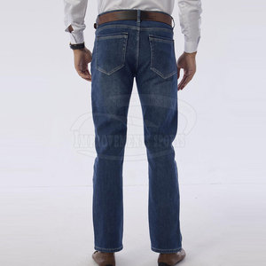 Jeans en molleton en coton de grande taille pour hommes Jeans en polaire pour l'extérieur Jeans en polaire pour hommes Street Wear - Product Image 3