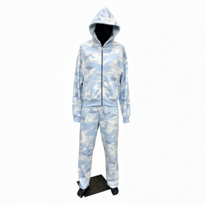 High Quality ARTIZ INTERNATIONAL <b>Mens</b> Streetwear 2 in 1 Printed Heavy Fleece 100% Cotton Hoodie & Cargo Joggers - Product Image 1