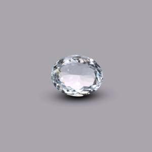 Natural Sky Blue Aquamarine 4.8 Carat Oval Cabochon Loose Gemstone for Fine Jewelry - Product Image 1