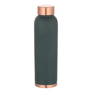 Matte Finish Copper <b>Bottle</b> Minimalist Drinkware Modern Hydration <b>Flask</b> Sleek Beverage Container Office Travel Premium - Product Image 1