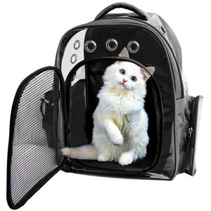 Pet Travel Hiking Bag OEM ODM Custom Logo Breathable Dog & <b>Cat</b> Carrier <b>Backpack</b> Direct Manufacturer - Product Image 1